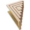Ekena Millwork 8"W x 16"D x 24"H Classic Landon Rough Cedar Woodgrain TimberThane Corbel, Primed Tan CORUR08X16X24LANRCPR - alternate 2